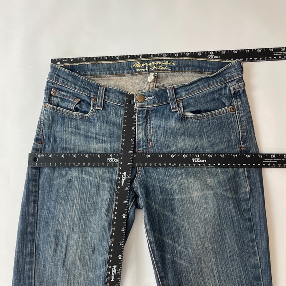Abercrombie and Fit Jeans Womens 8 R Blue Madison Bootcut Medium Wash Y2K Boho - Picture 7 of 11